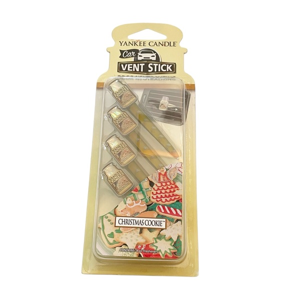 Yankee Candle Other - Yankee‎ Candle Car Vent Sticks Christmas Cookie Auto Air Freshener NEW